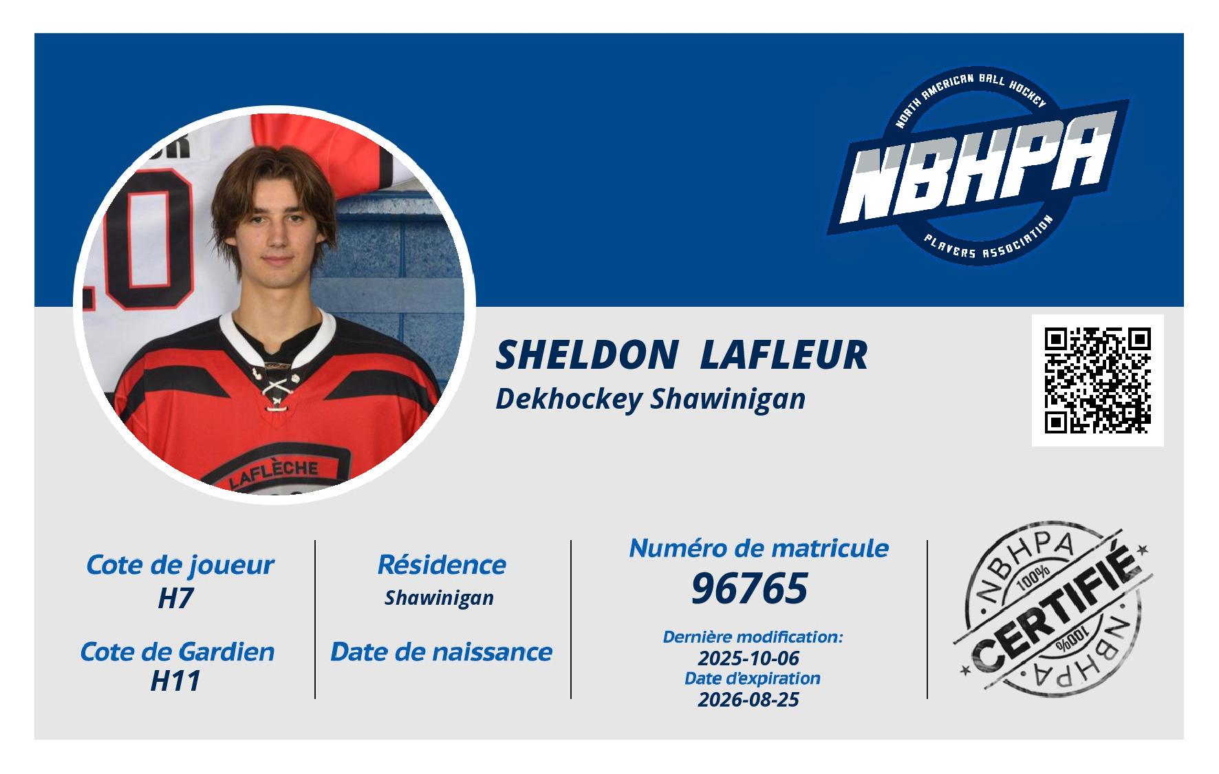Sheldon  Lafleur 
