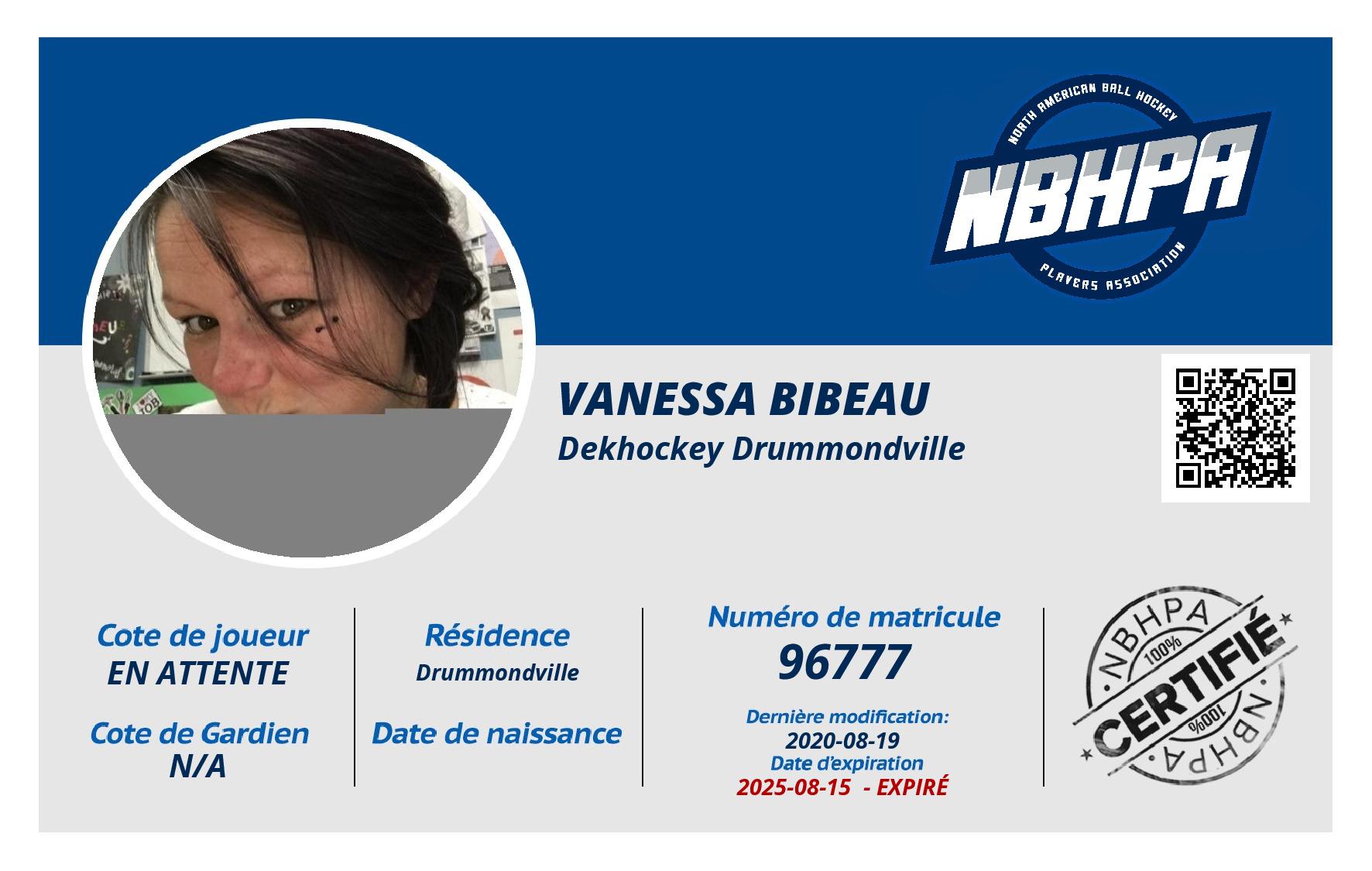 Vanessa Bibeau