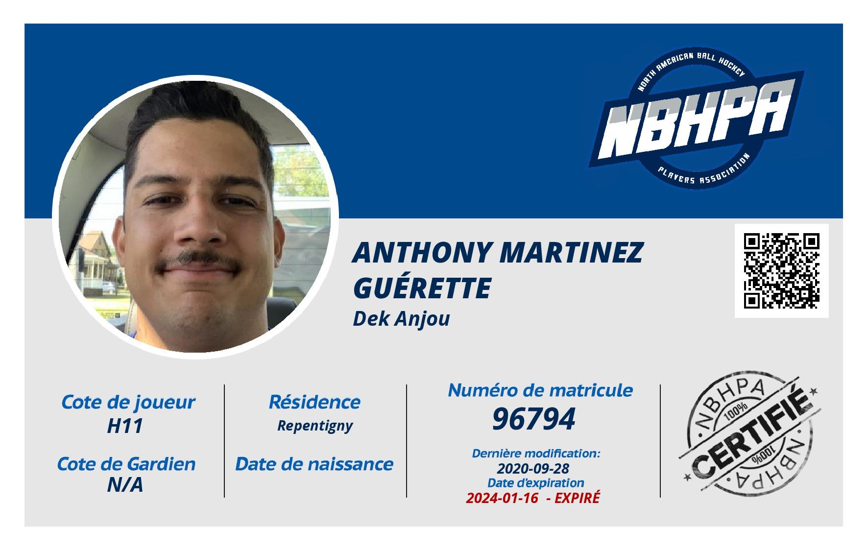 Anthony Martinez Guérette