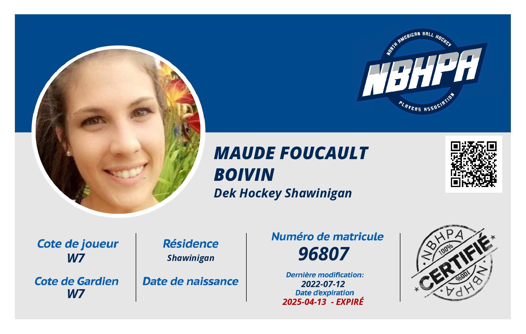 Maude Foucault Boivin