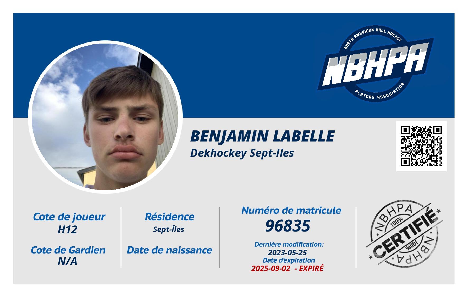 Benjamin Labelle 