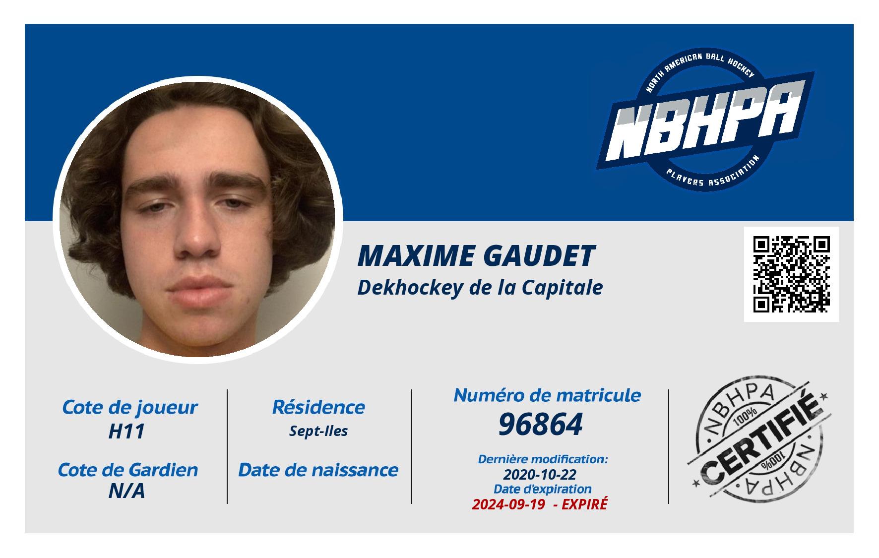 Maxime Gaudet