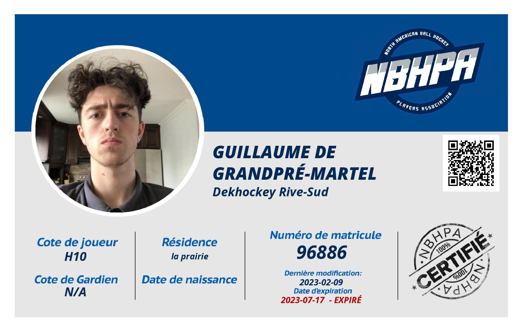 Guillaume de Grandpré-Martel