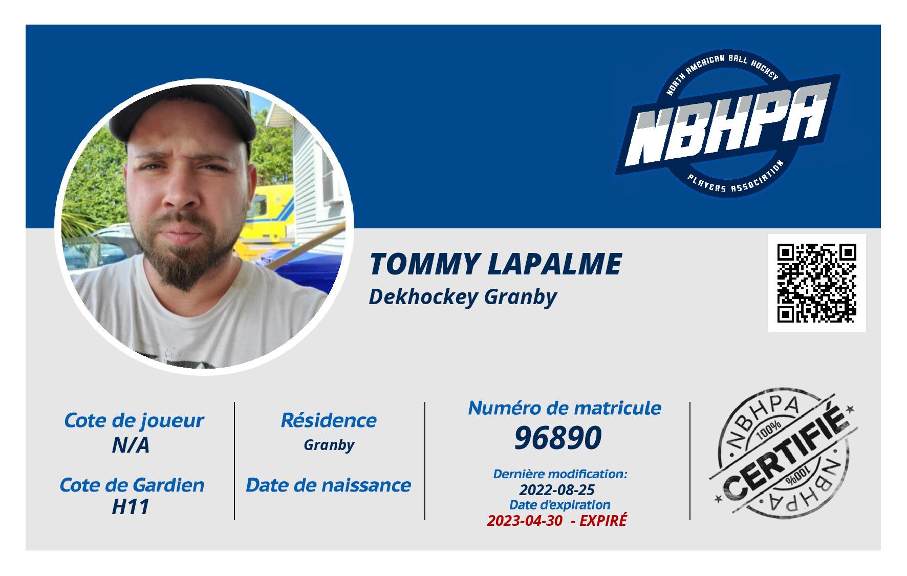 Tommy Lapalme