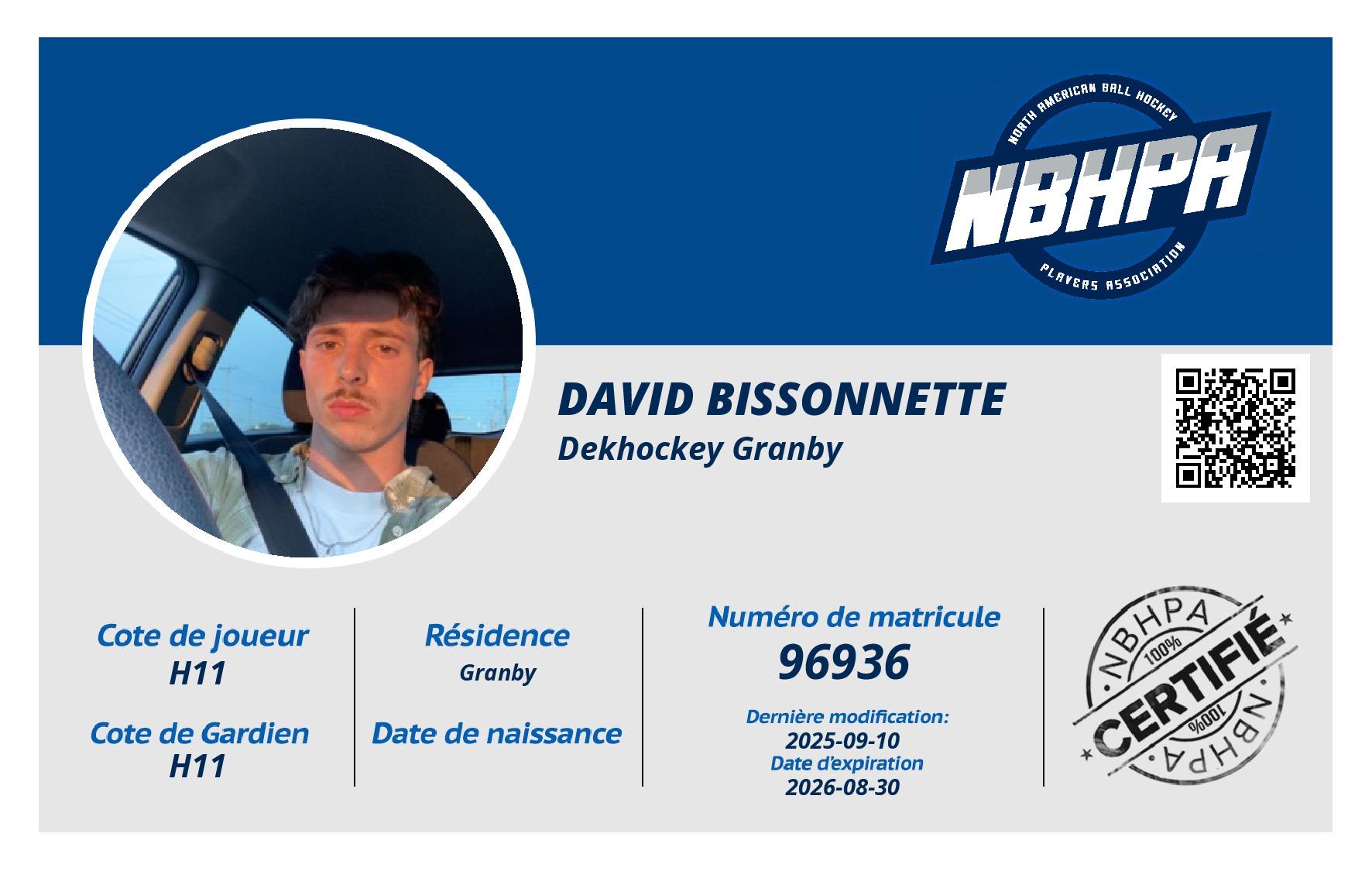 David Bissonnette