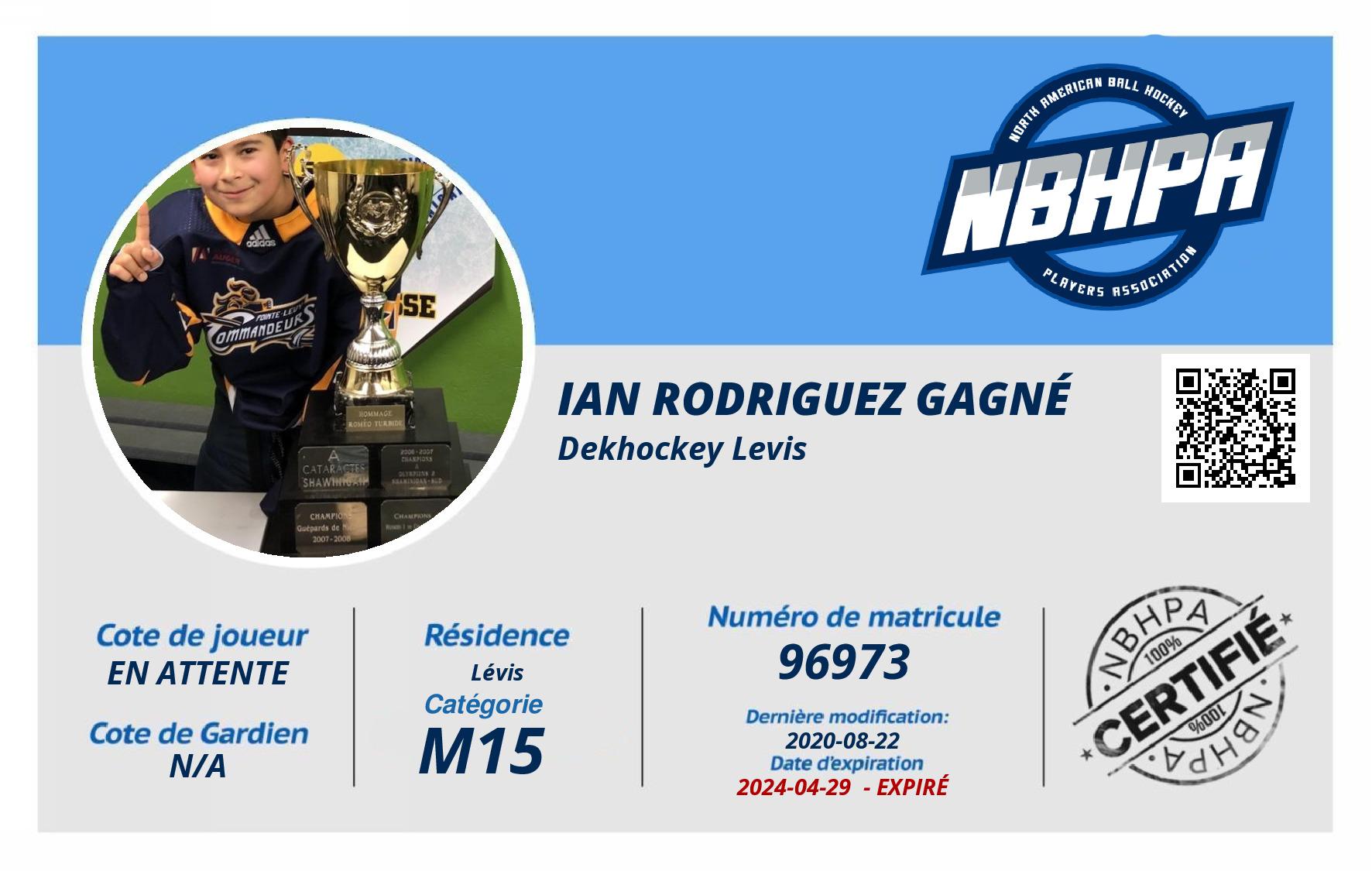 Ian Rodriguez Gagné