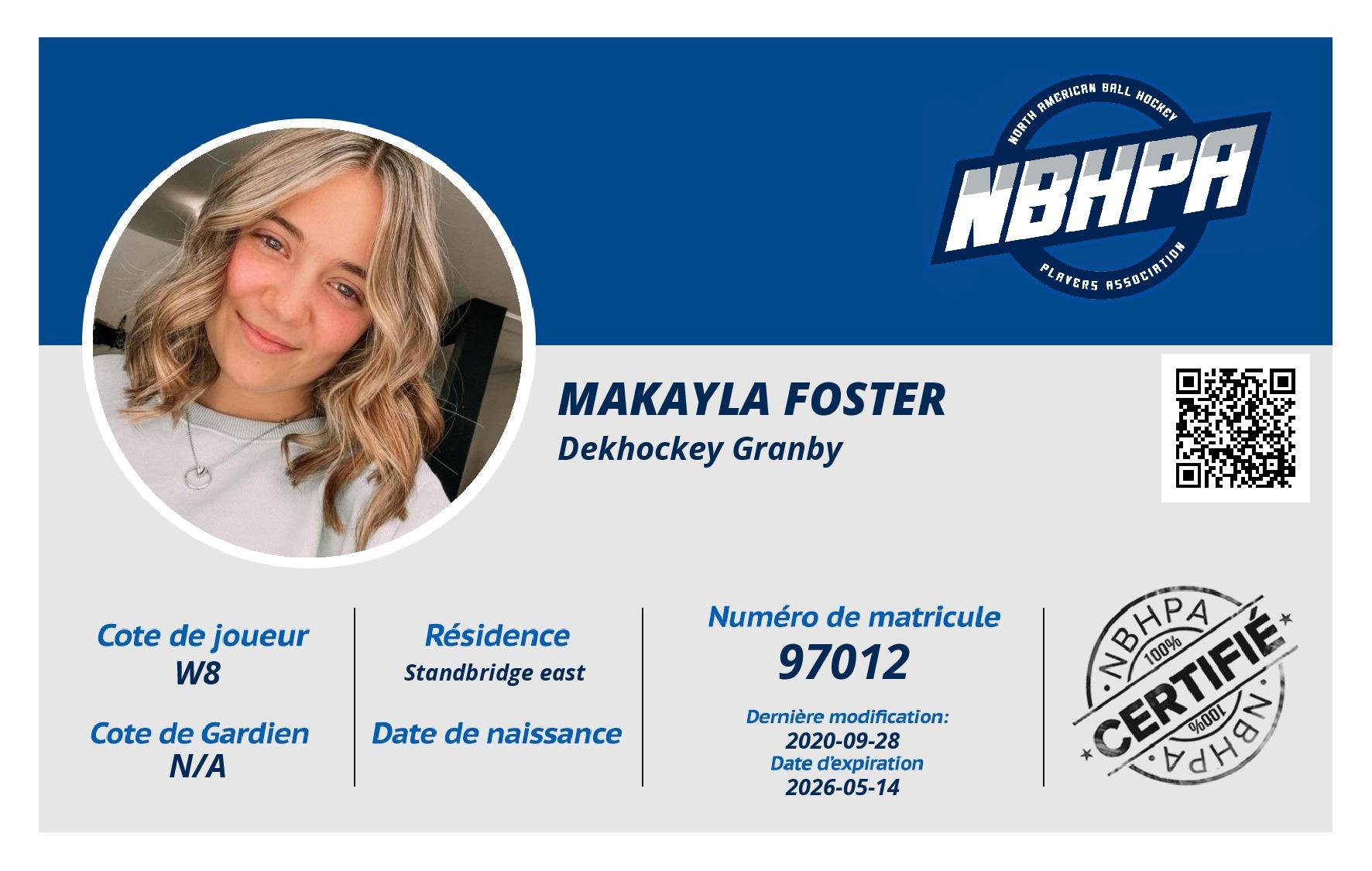 Makayla Foster 