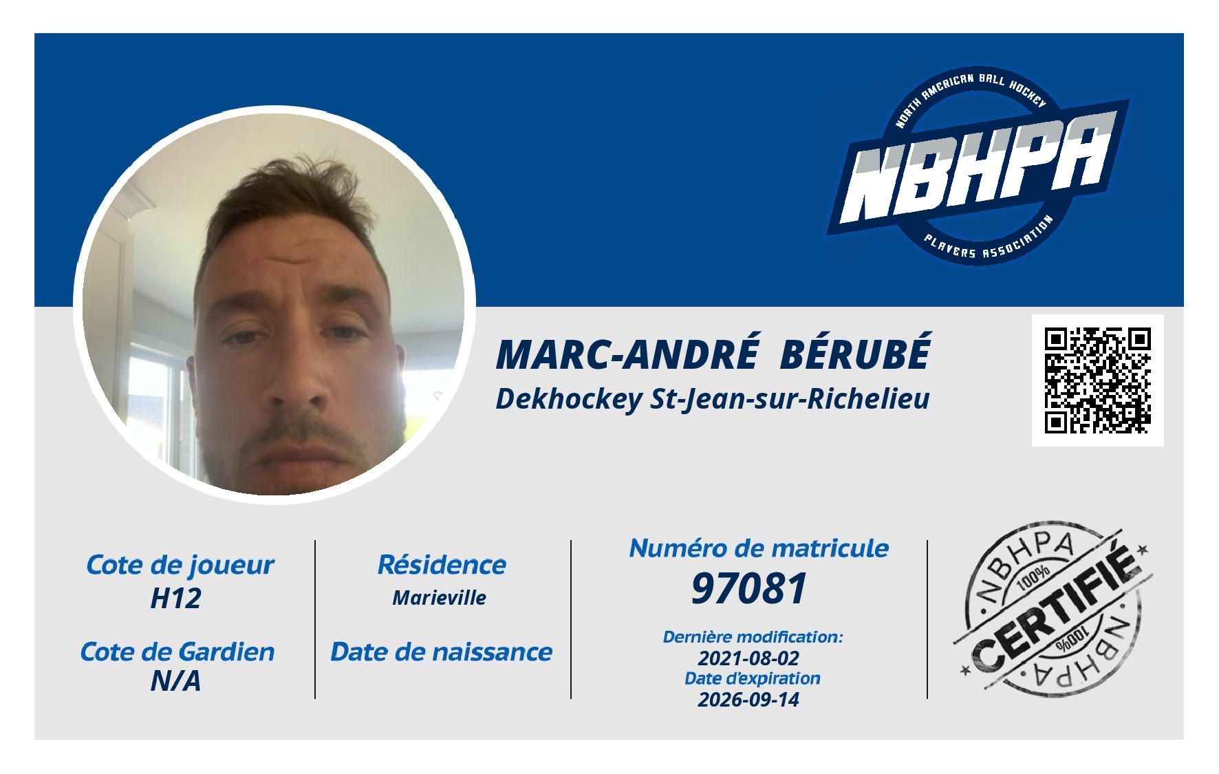 Marc-André  Bérubé 