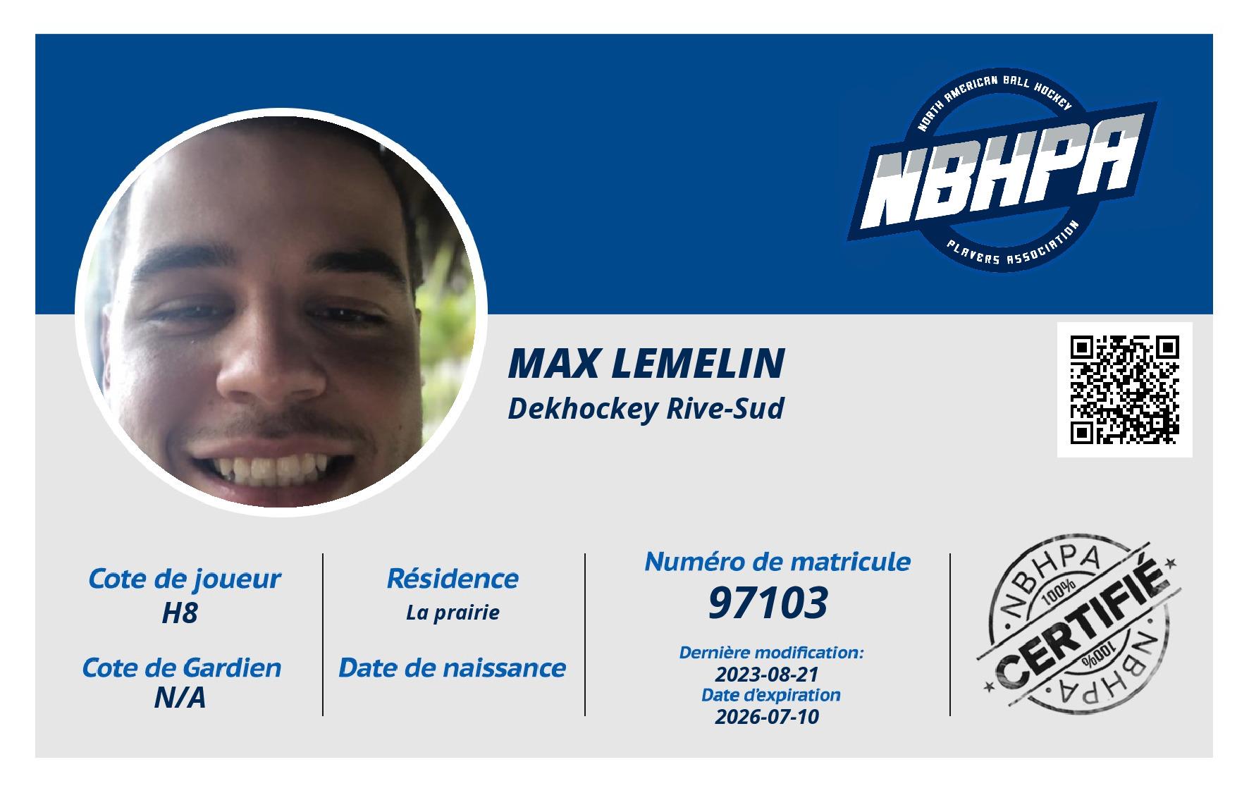 Max Lemelin