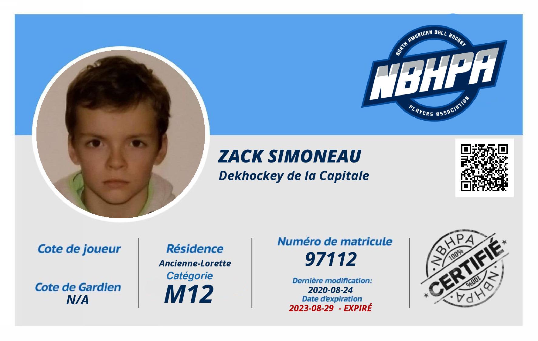 Zack Simoneau