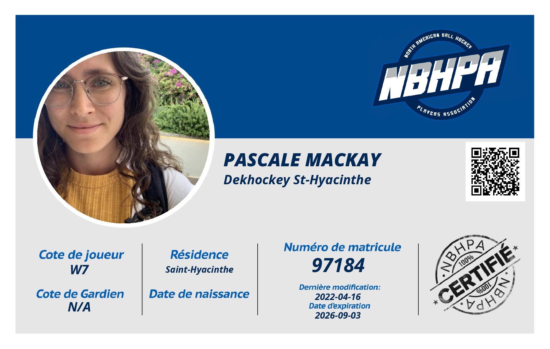 Pascale Mackay