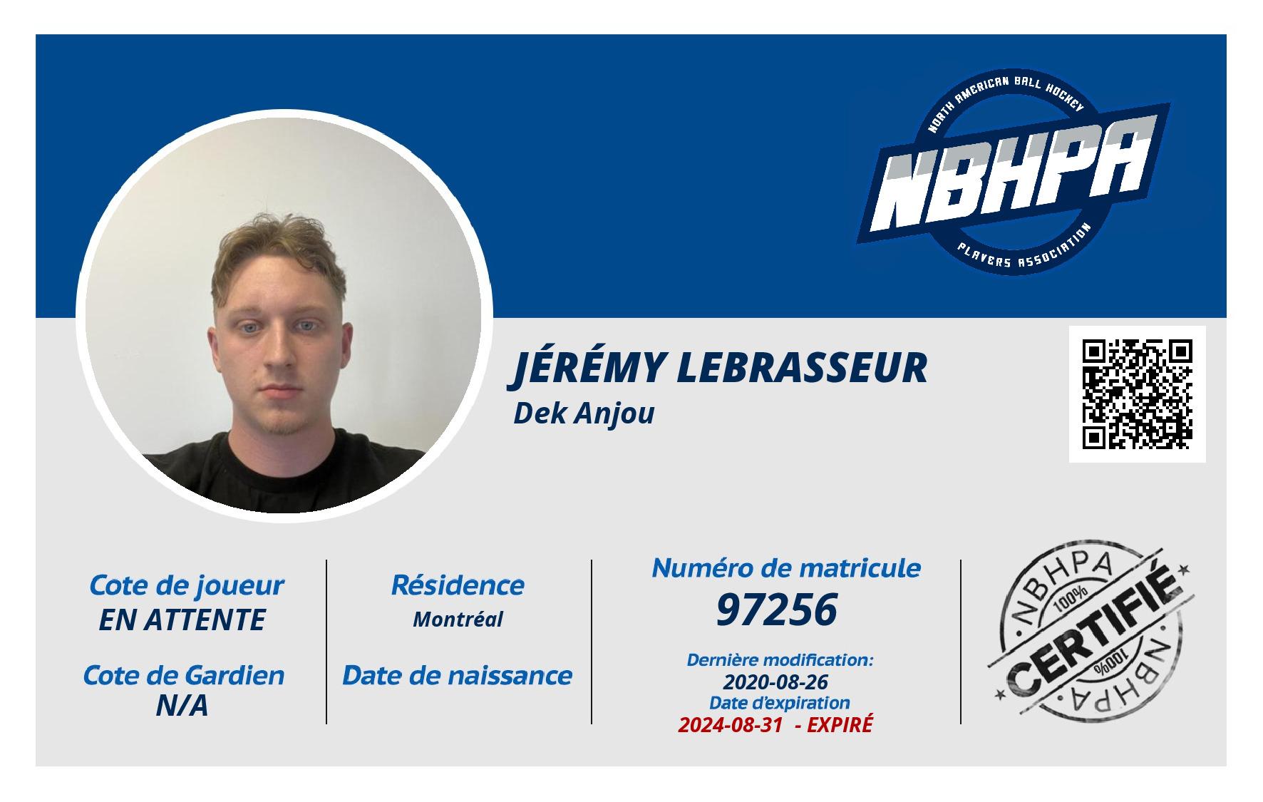 Jérémy Lebrasseur