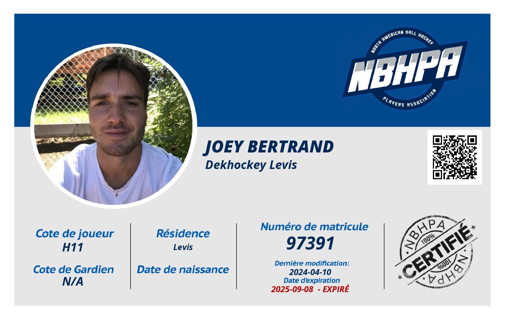 Joey Bertrand
