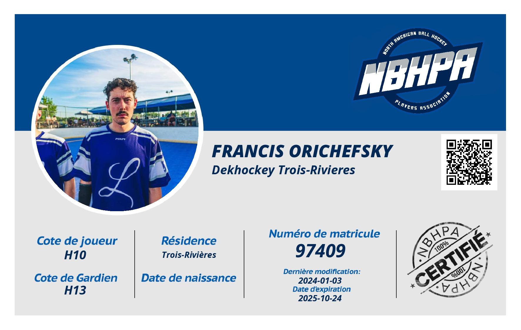 Francis Orichefsky