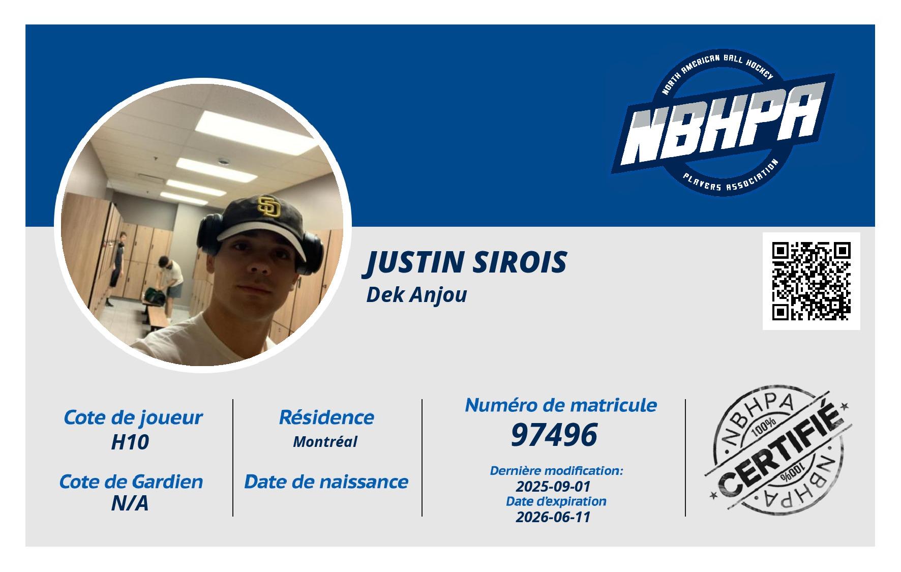 Justin Sirois