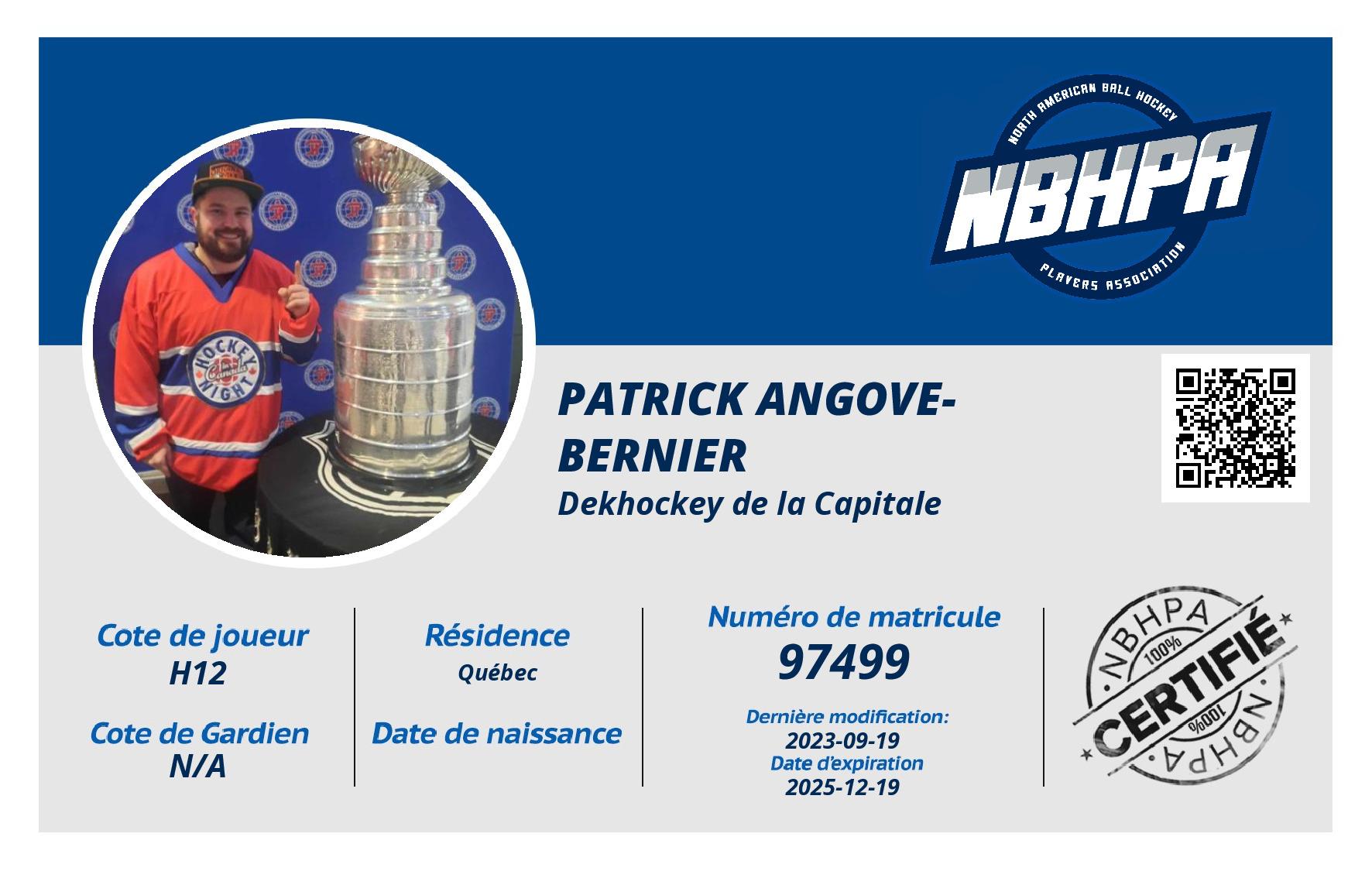 Patrick Angove-Bernier