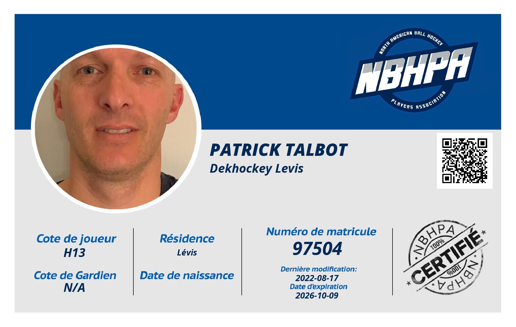 Patrick Talbot