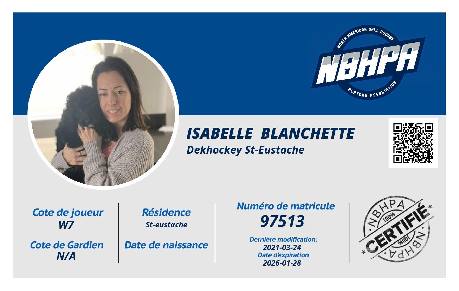 Isabelle  Blanchette
