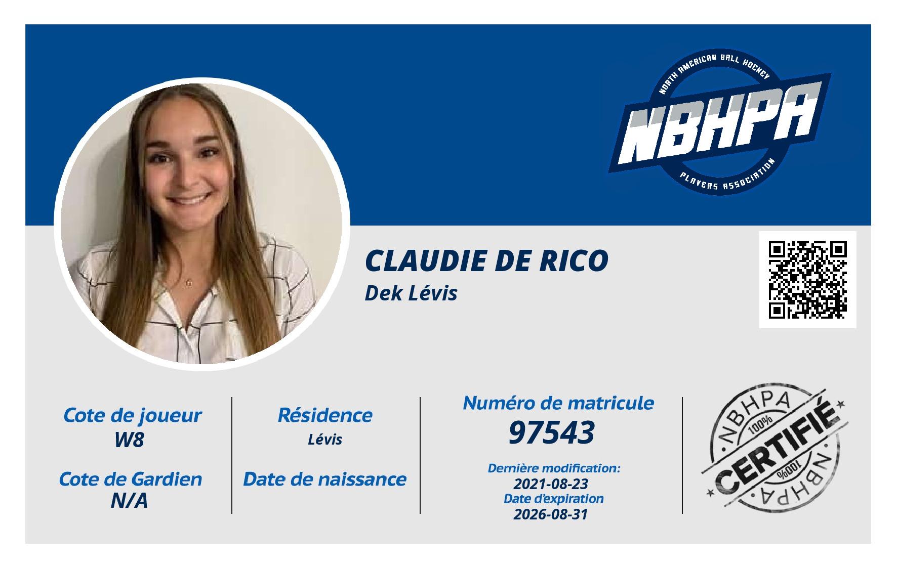 Claudie De Rico