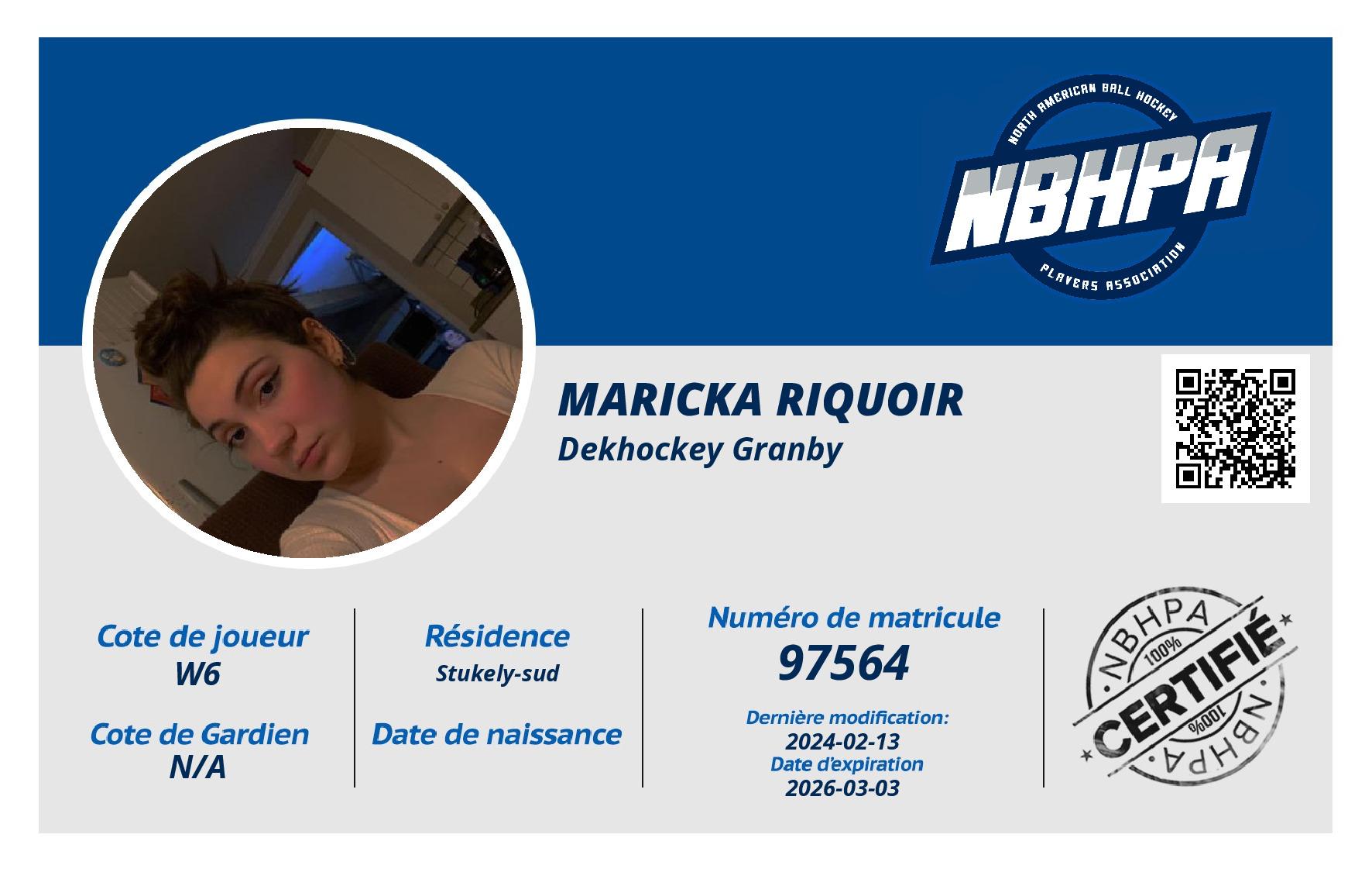 Maricka Riquoir