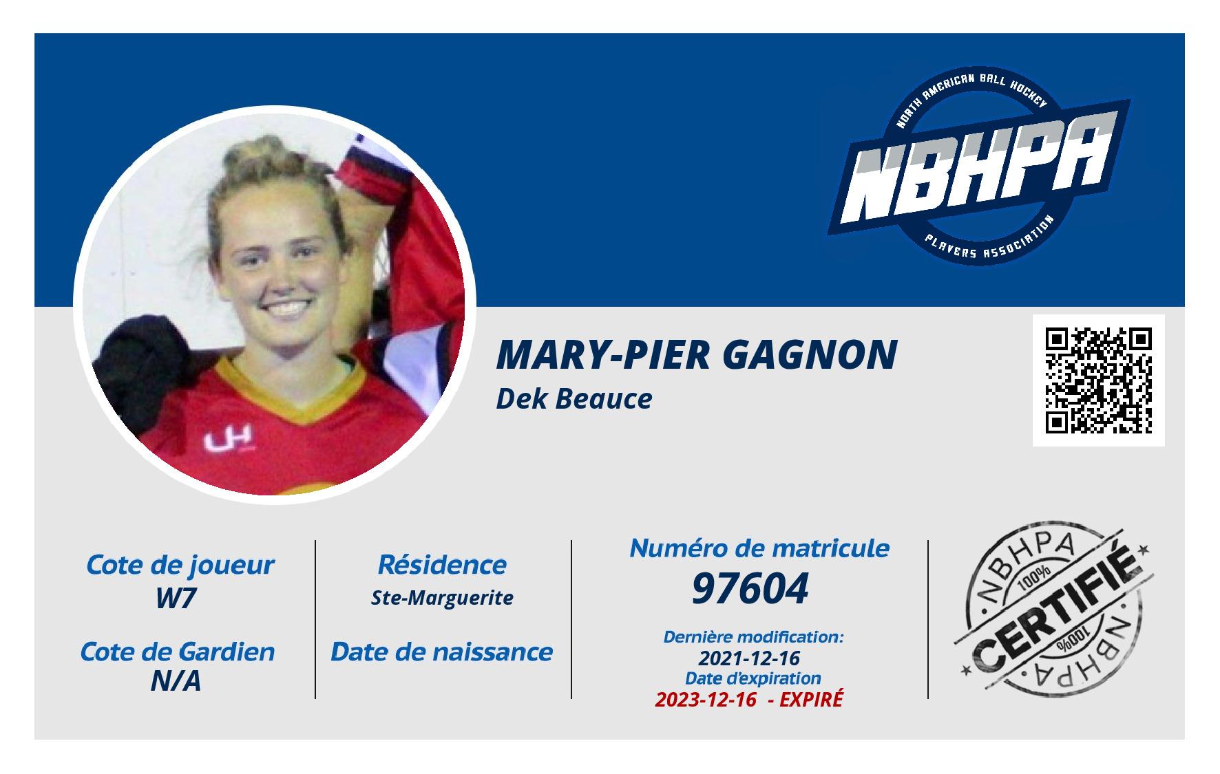 Mary-Pier Gagnon