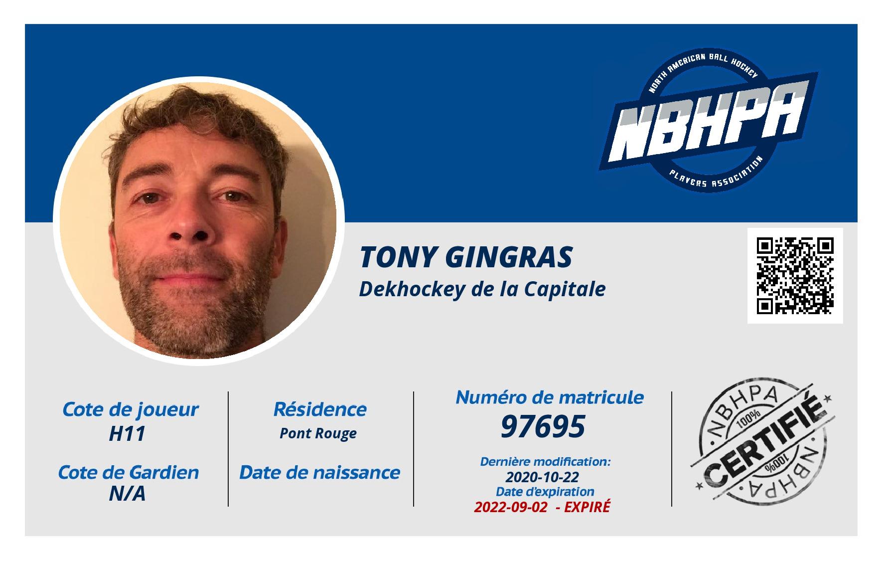 Tony Gingras