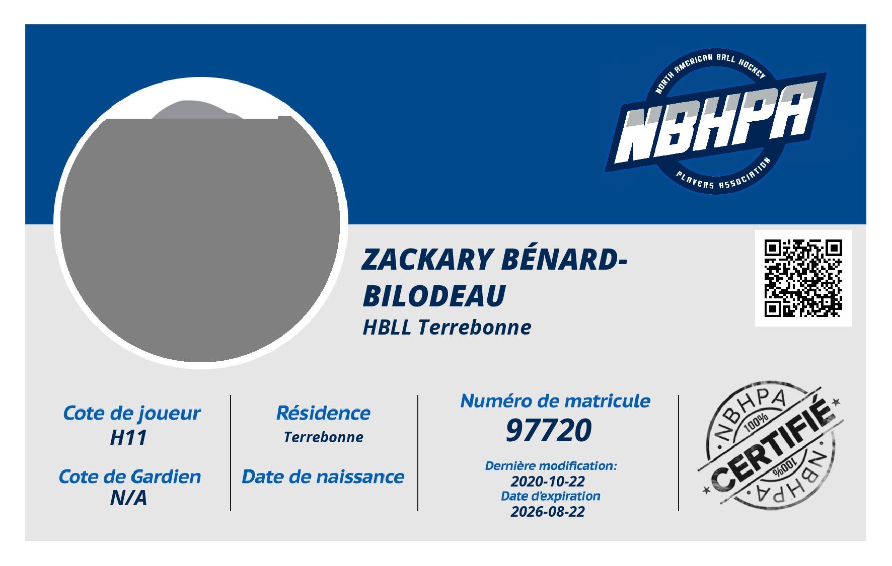 Zackary Bénard-Bilodeau