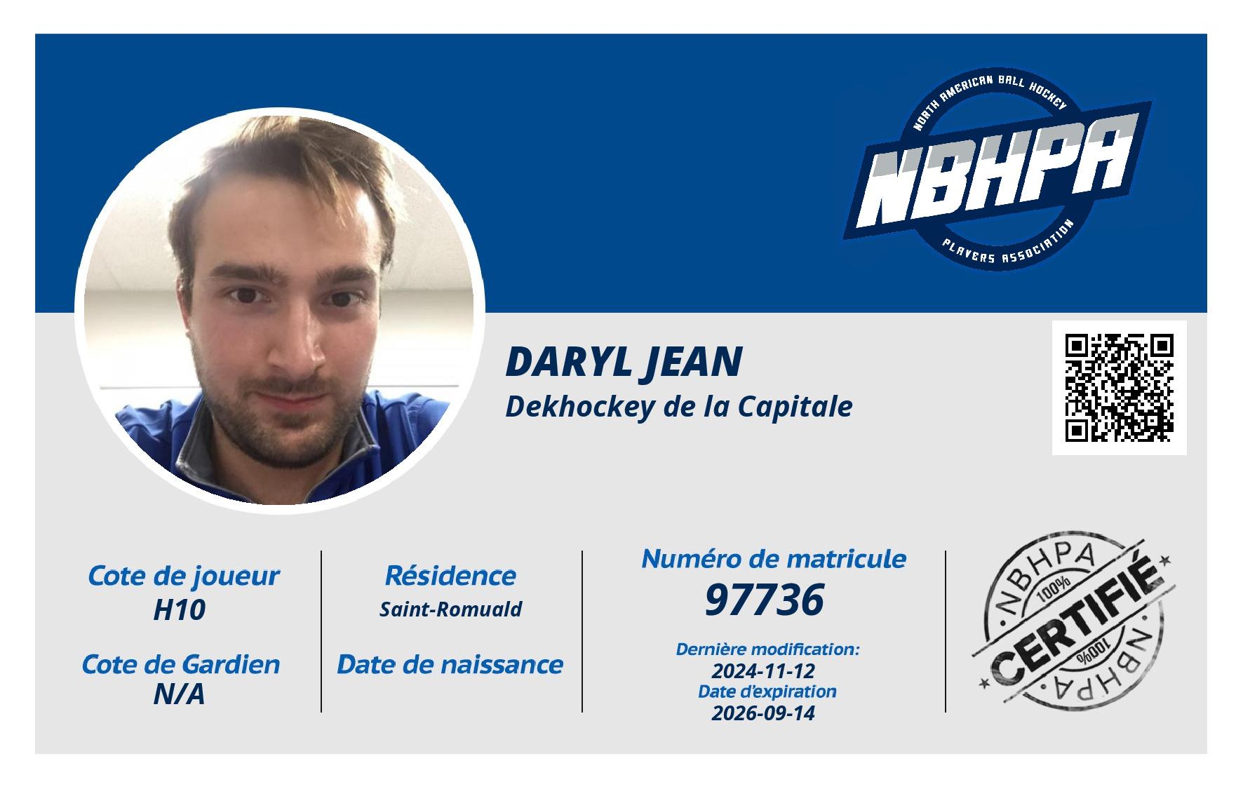 Daryl Jean