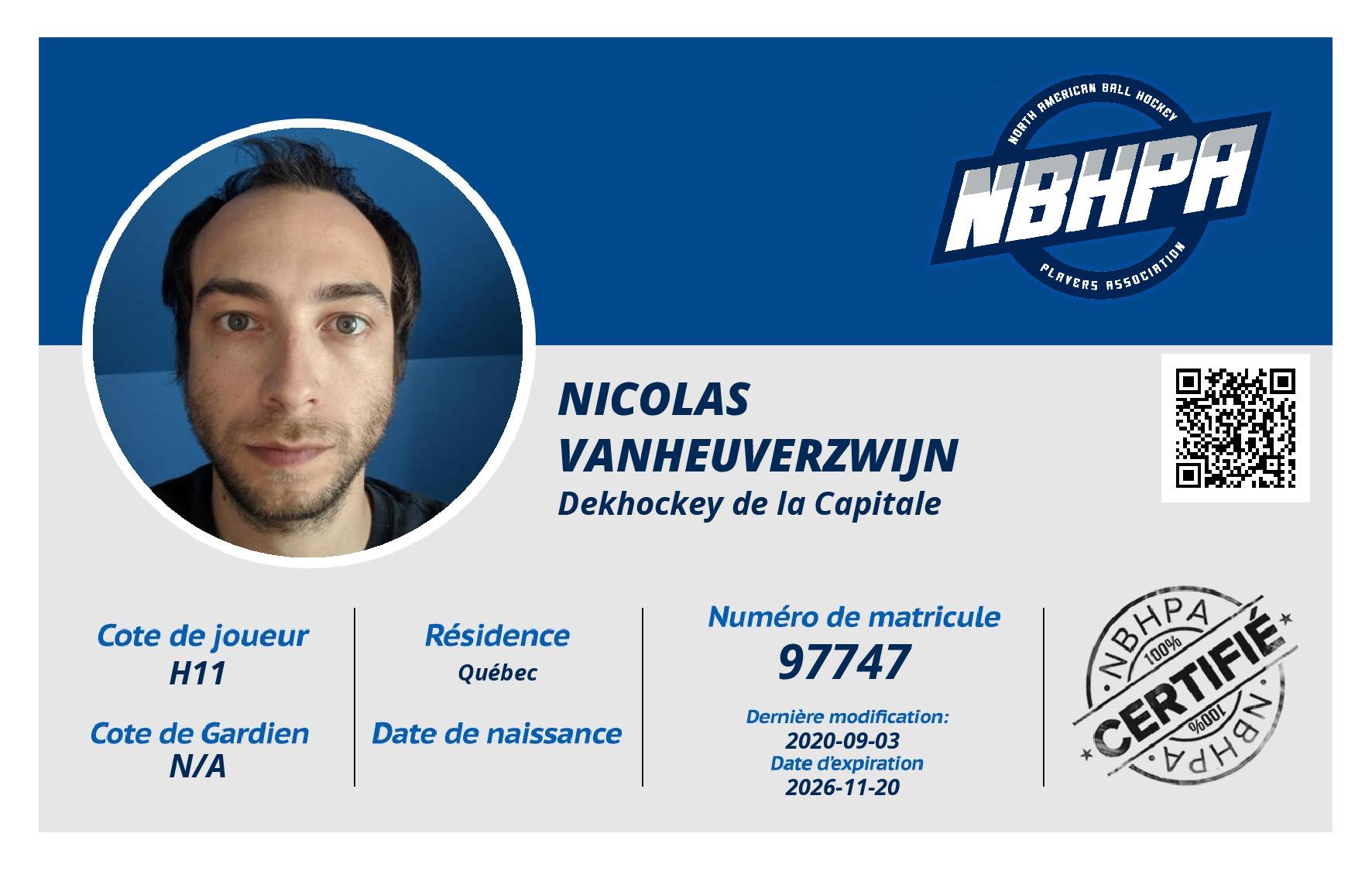 Nicolas Vanheuverzwijn