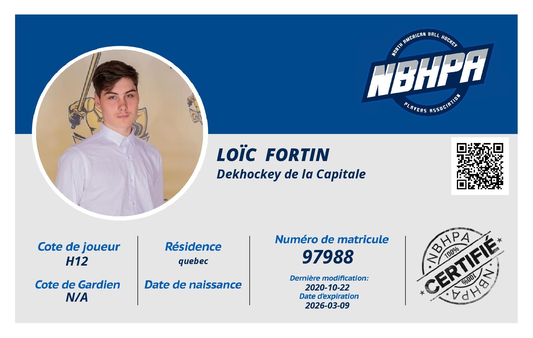 Loïc  Fortin