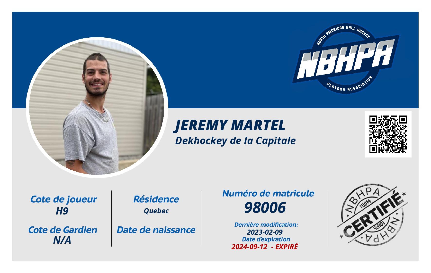 Jeremy Martel