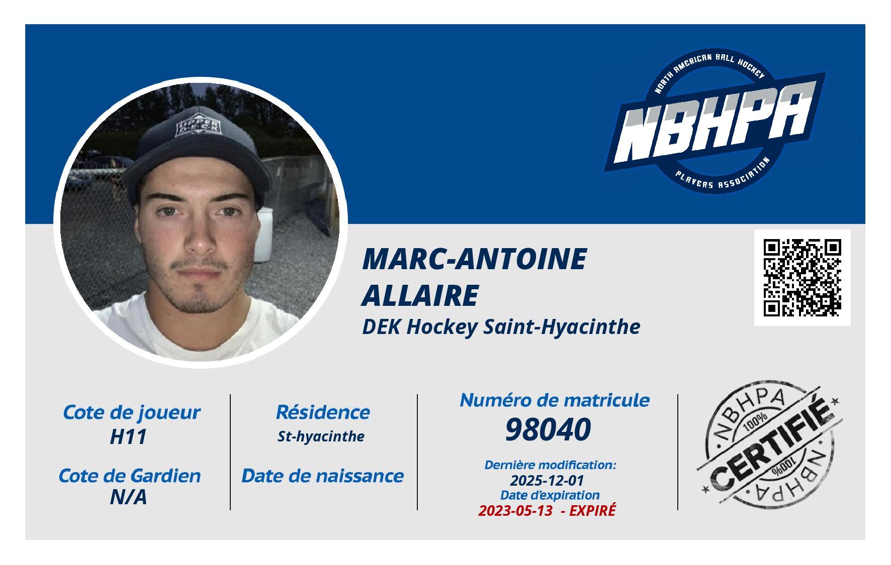 Marc-Antoine  Allaire