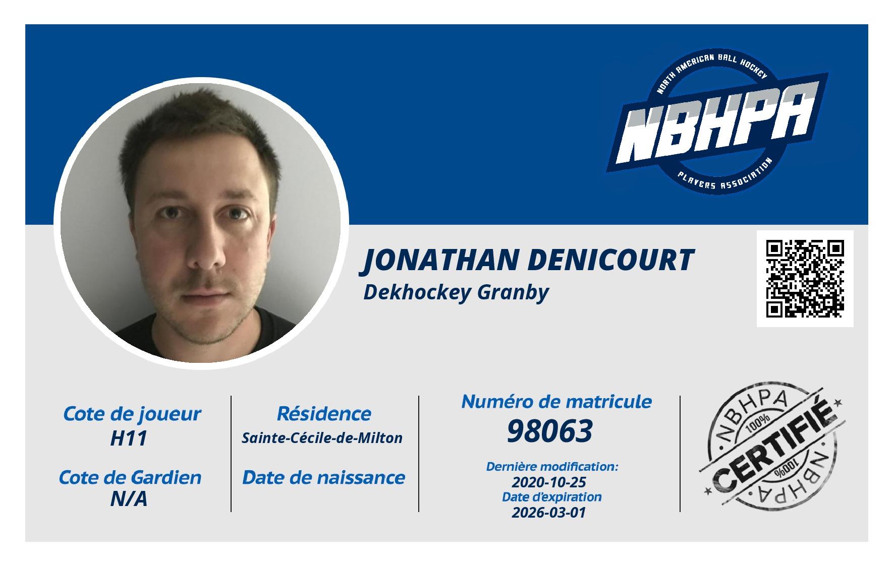 Jonathan Denicourt