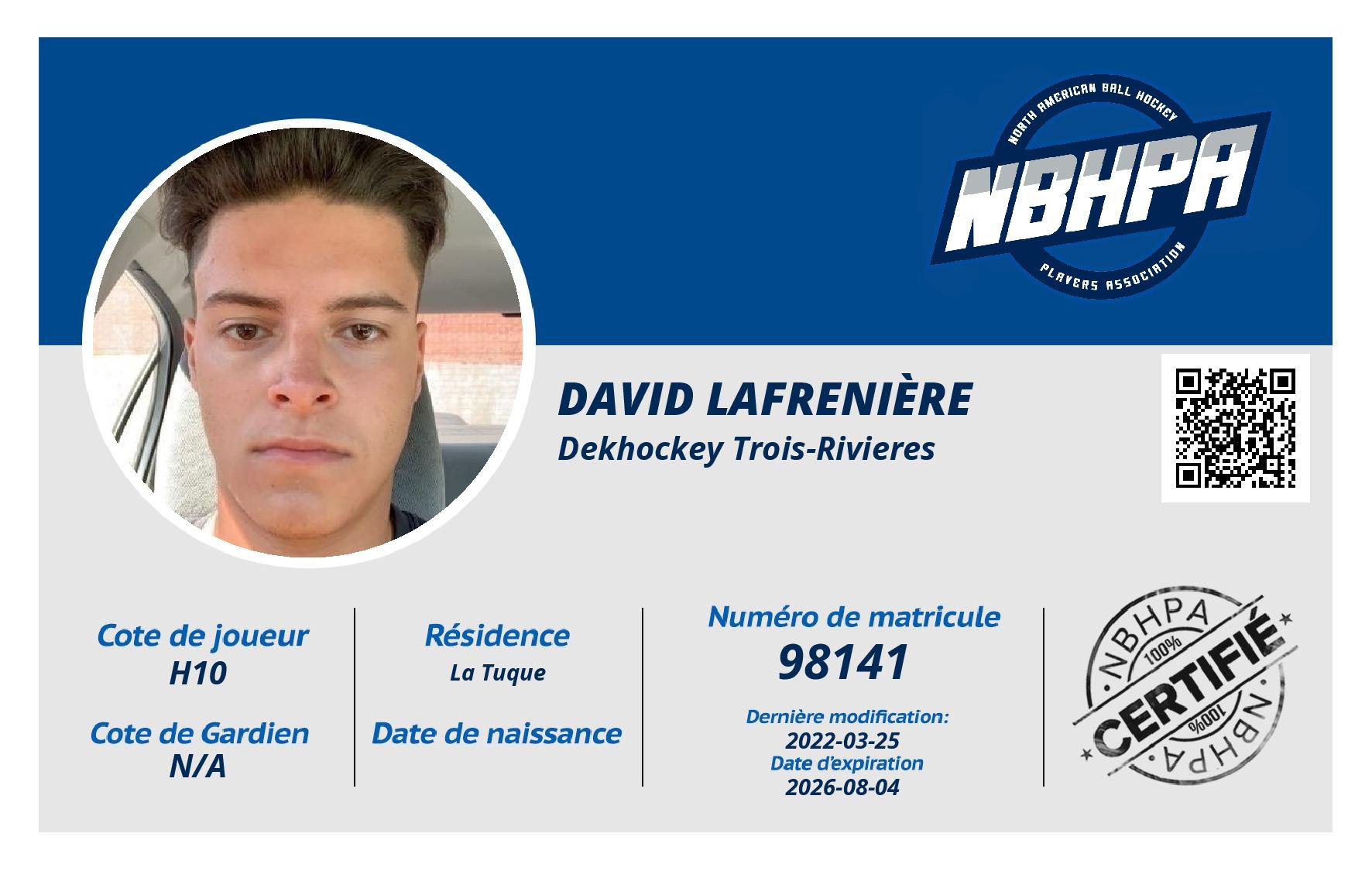 David Lafrenière