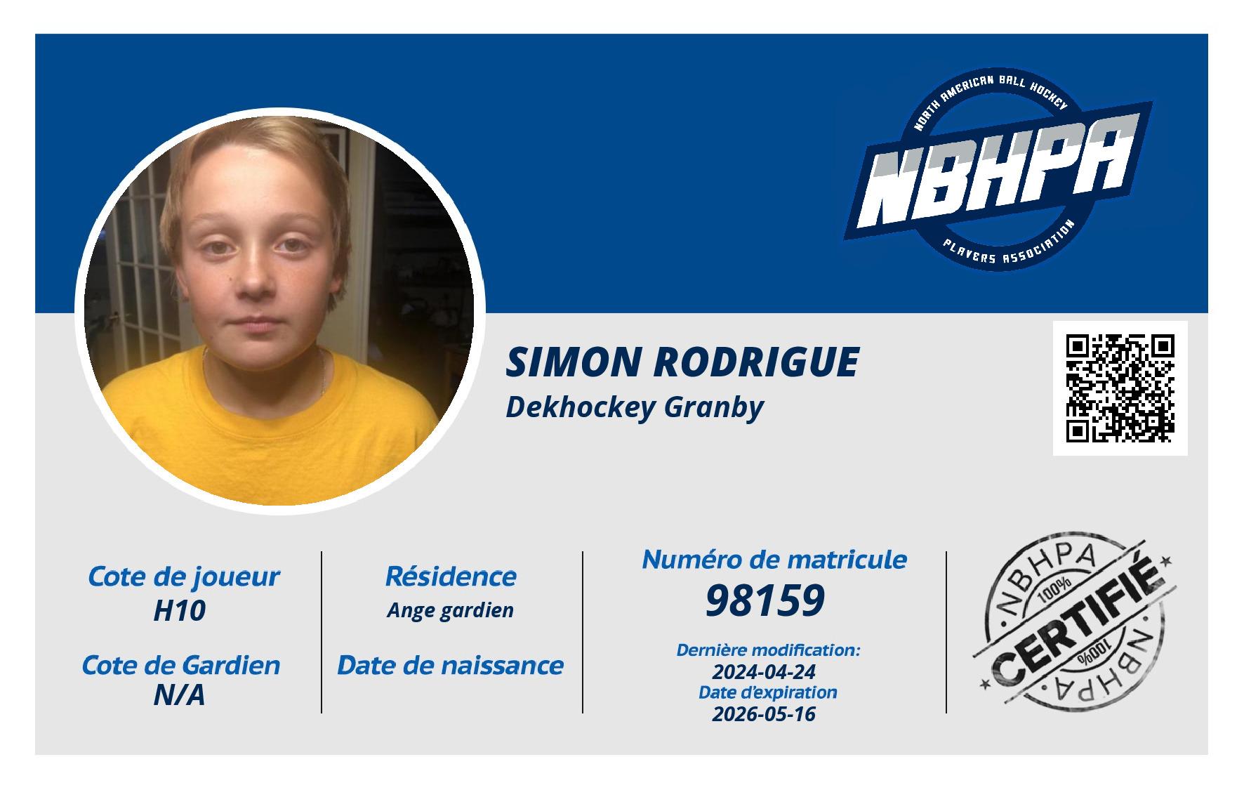Simon Rodrigue