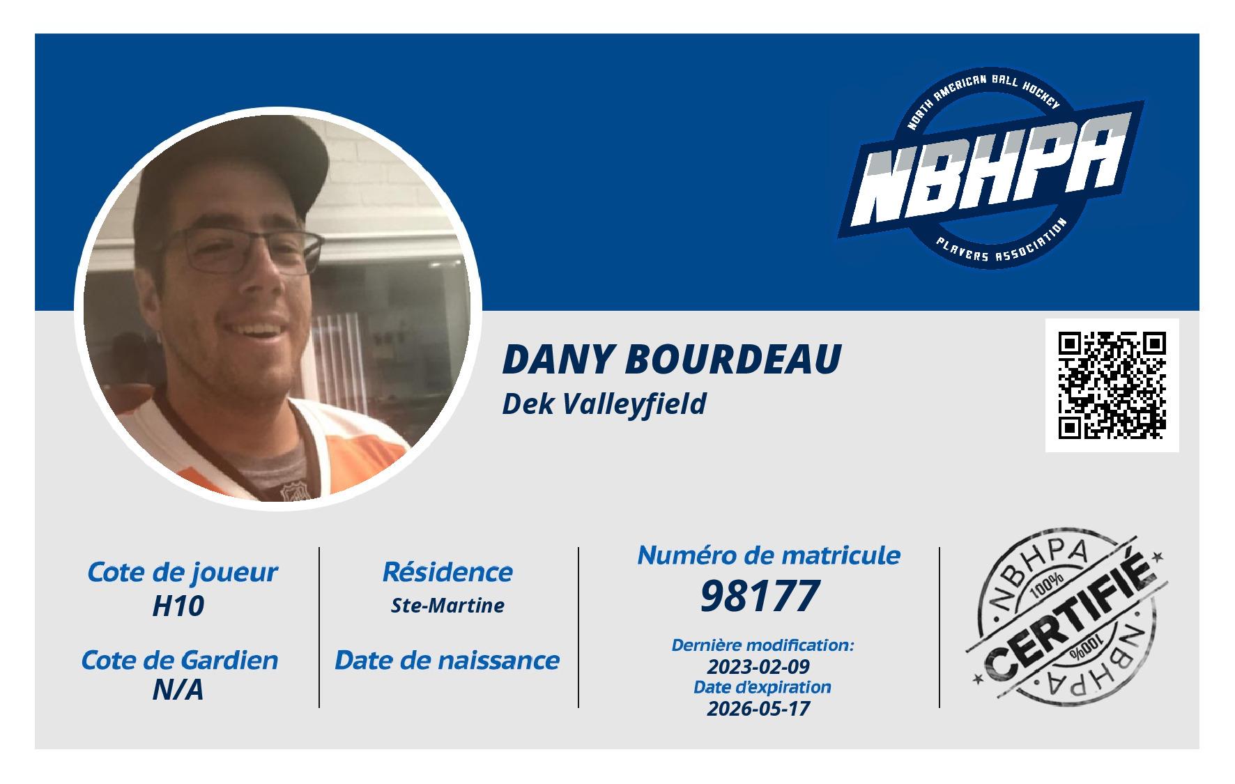 Dany Bourdeau