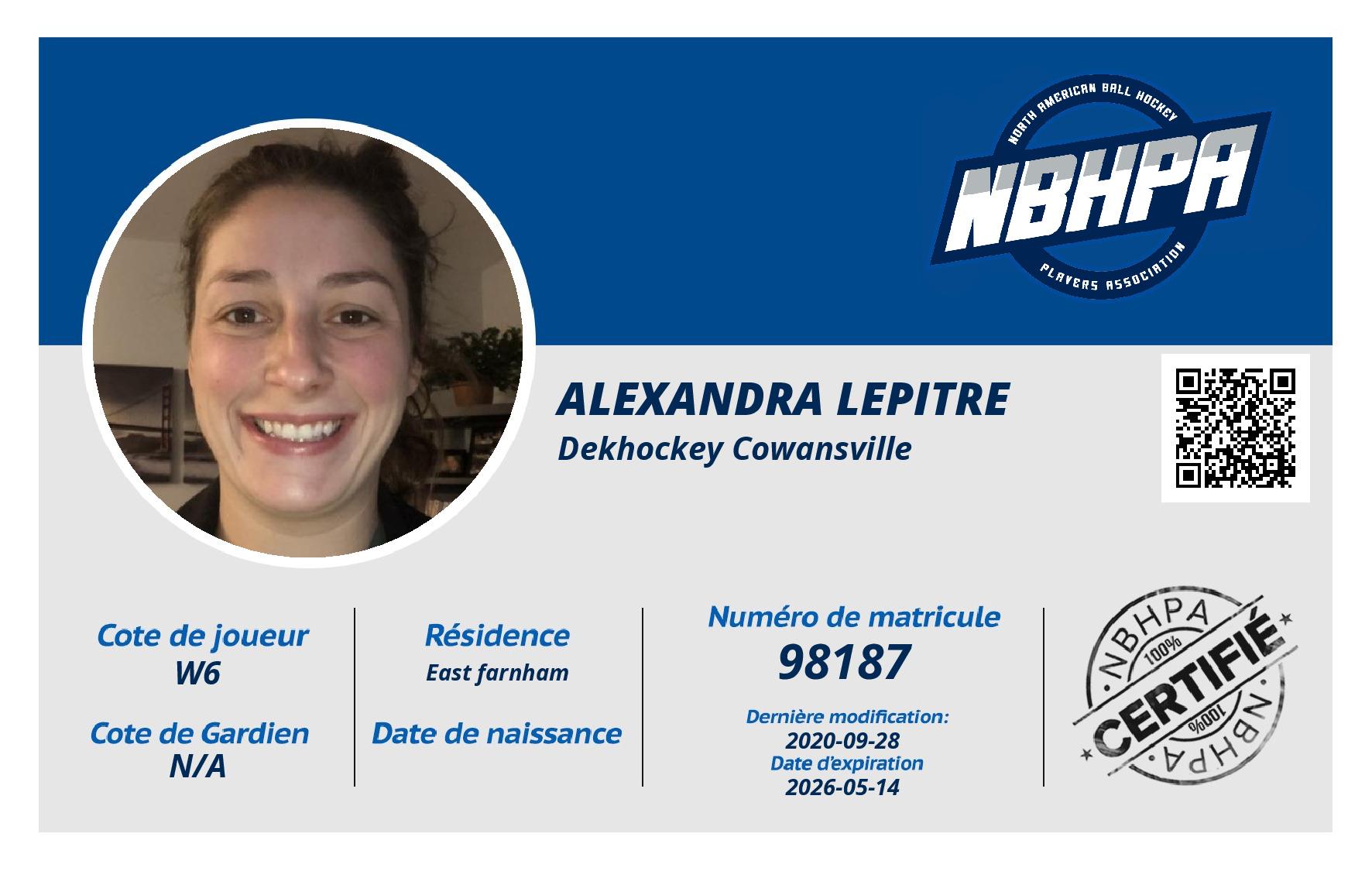 Alexandra Lepitre