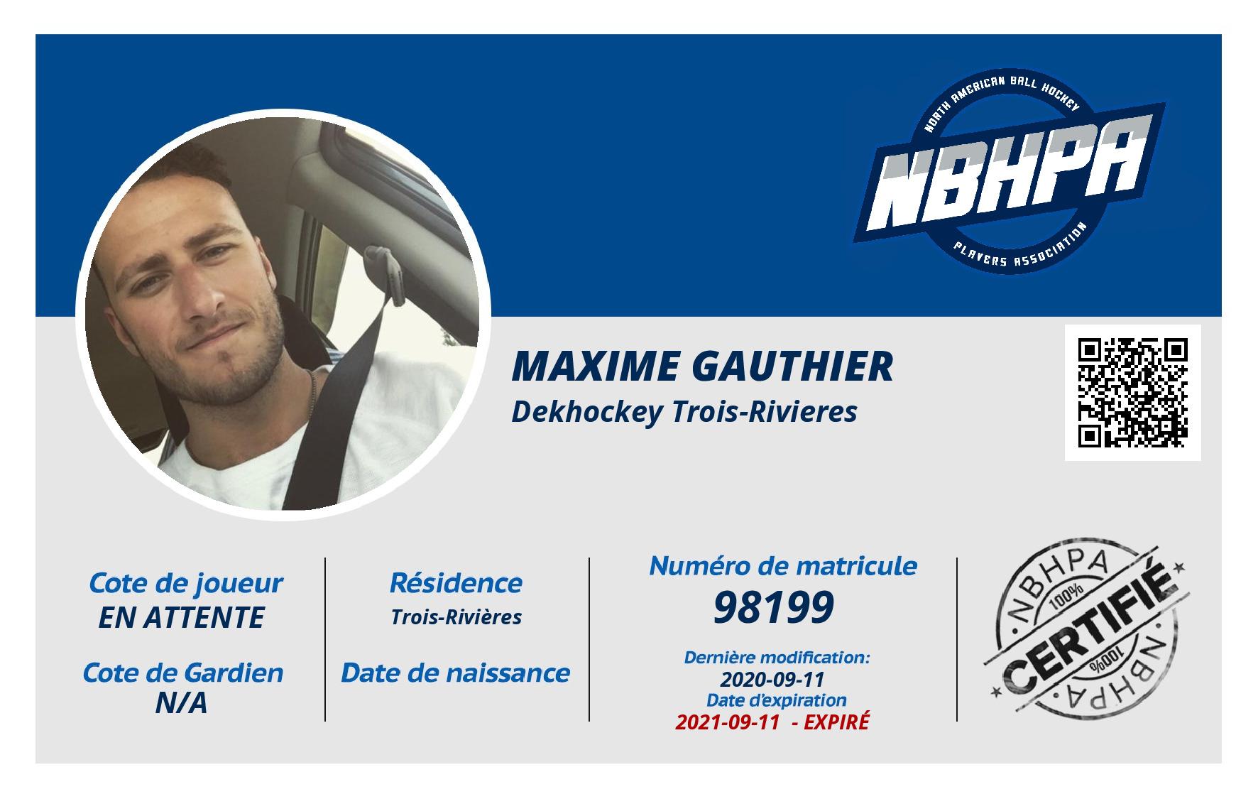 Maxime Gauthier