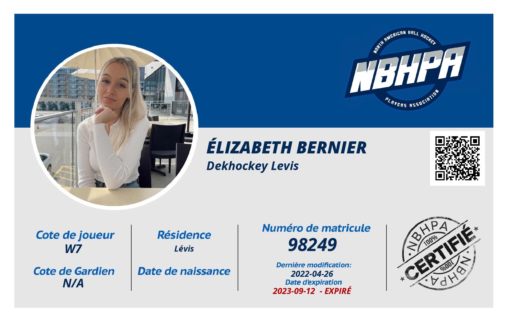 Élizabeth Bernier