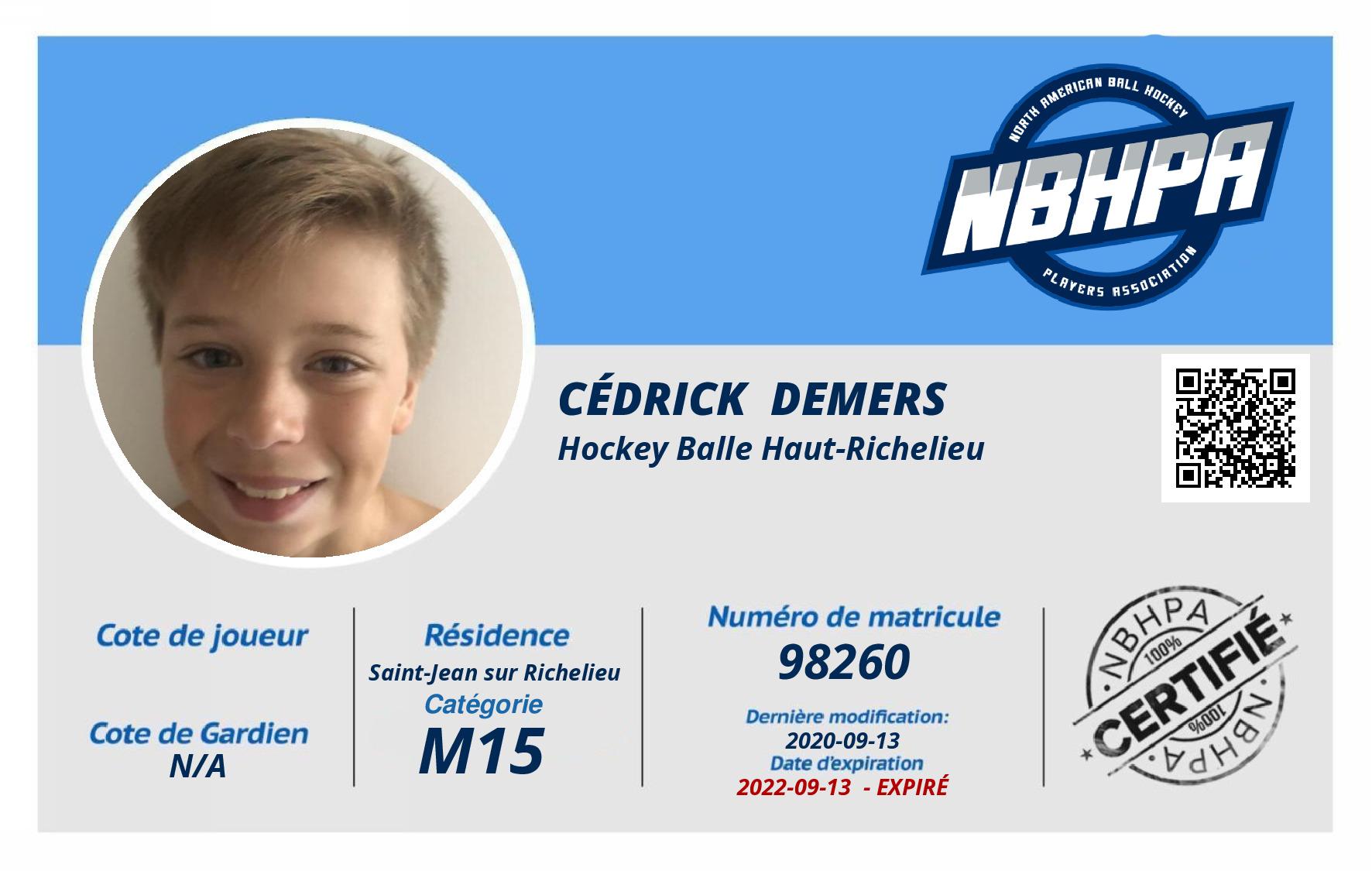 Cédrick  Demers