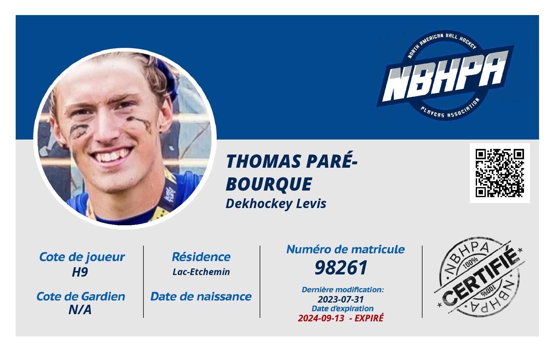 Thomas Paré-Bourque
