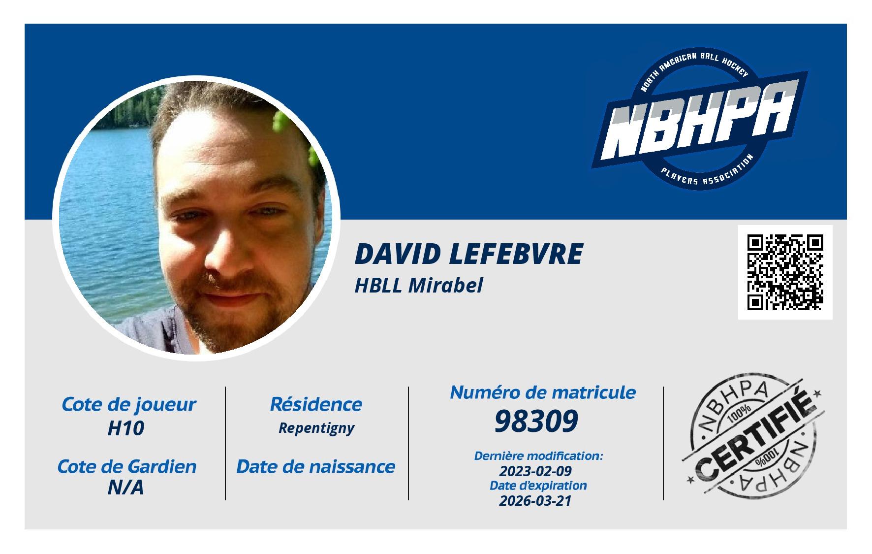 David Lefebvre