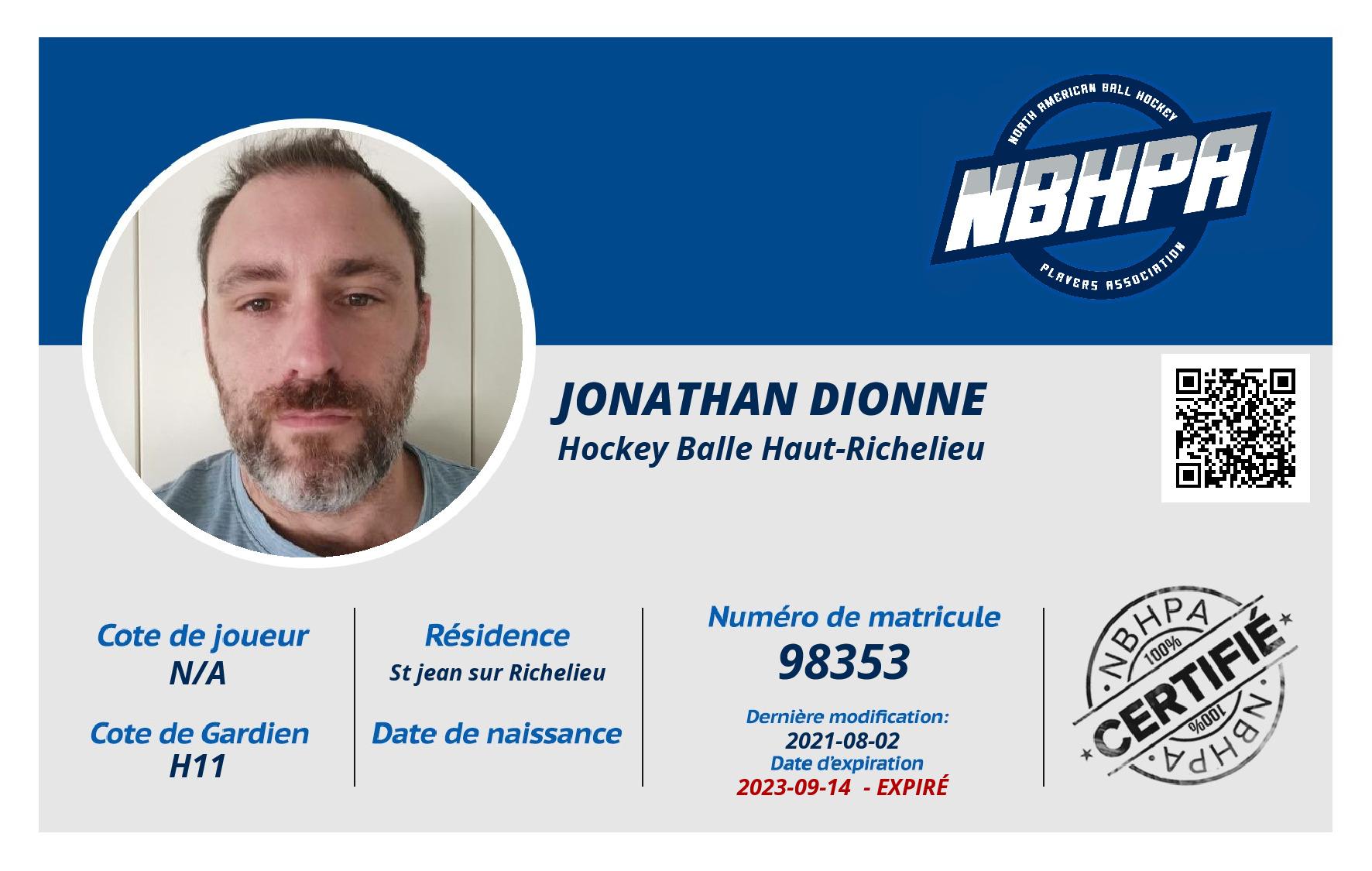 Jonathan Dionne
