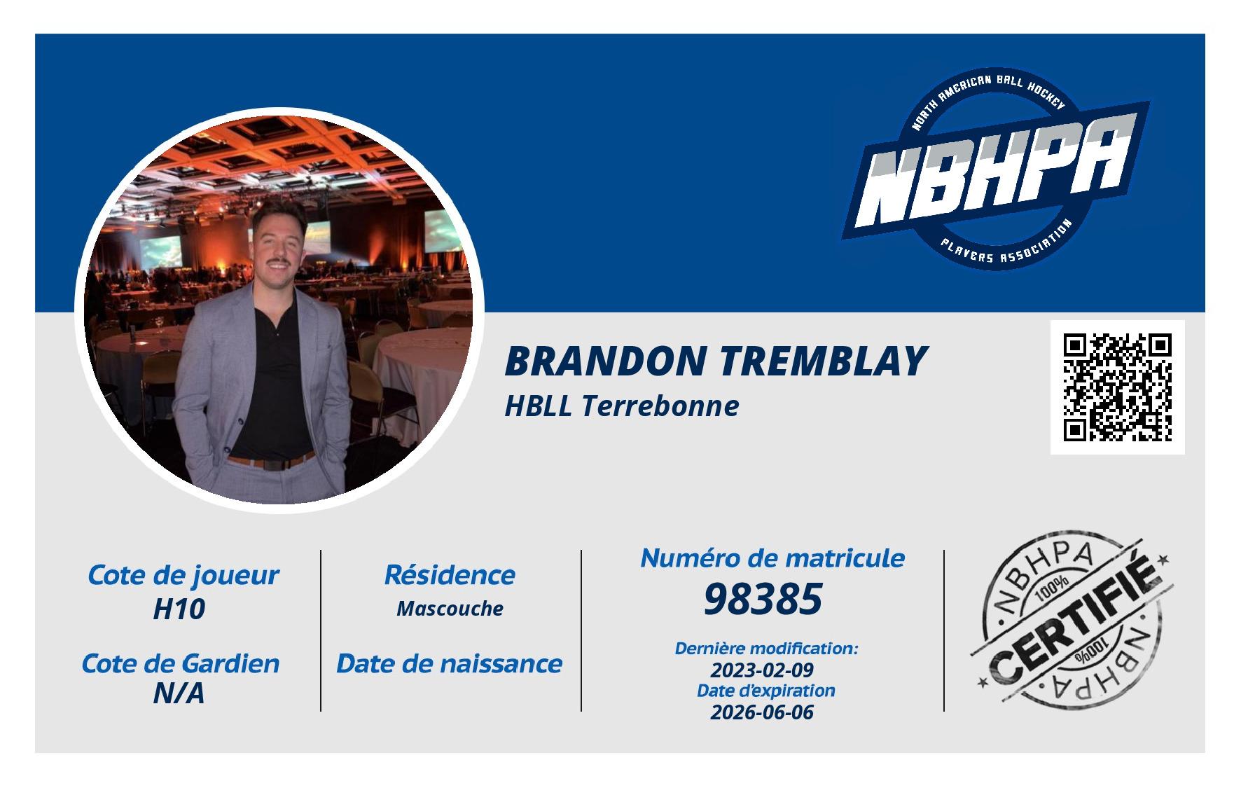 Brandon Tremblay