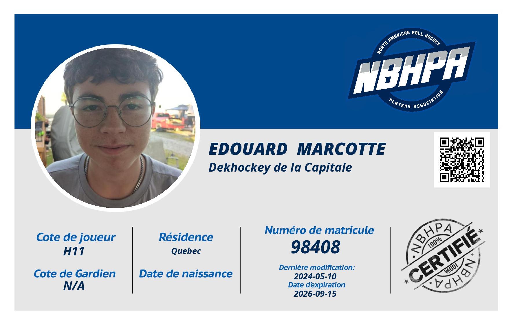 Edouard  Marcotte 