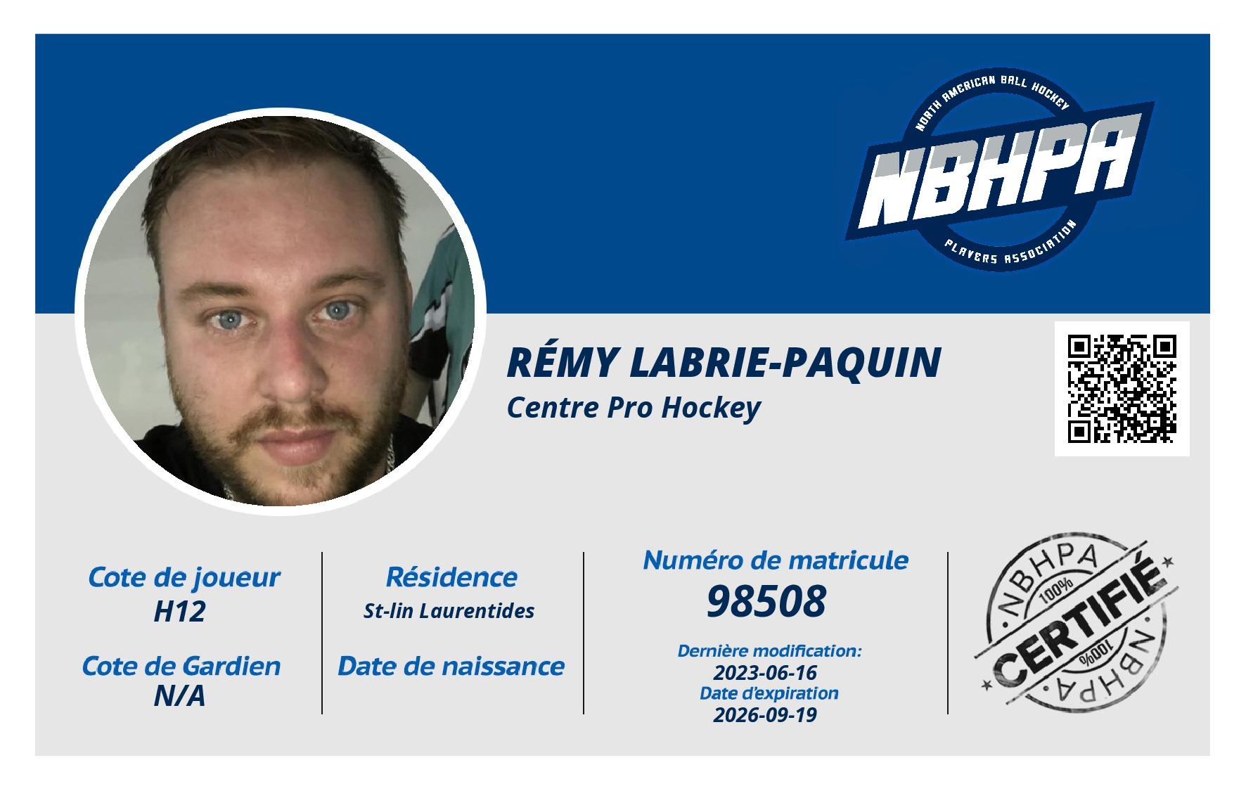 Rémy Labrie-paquin