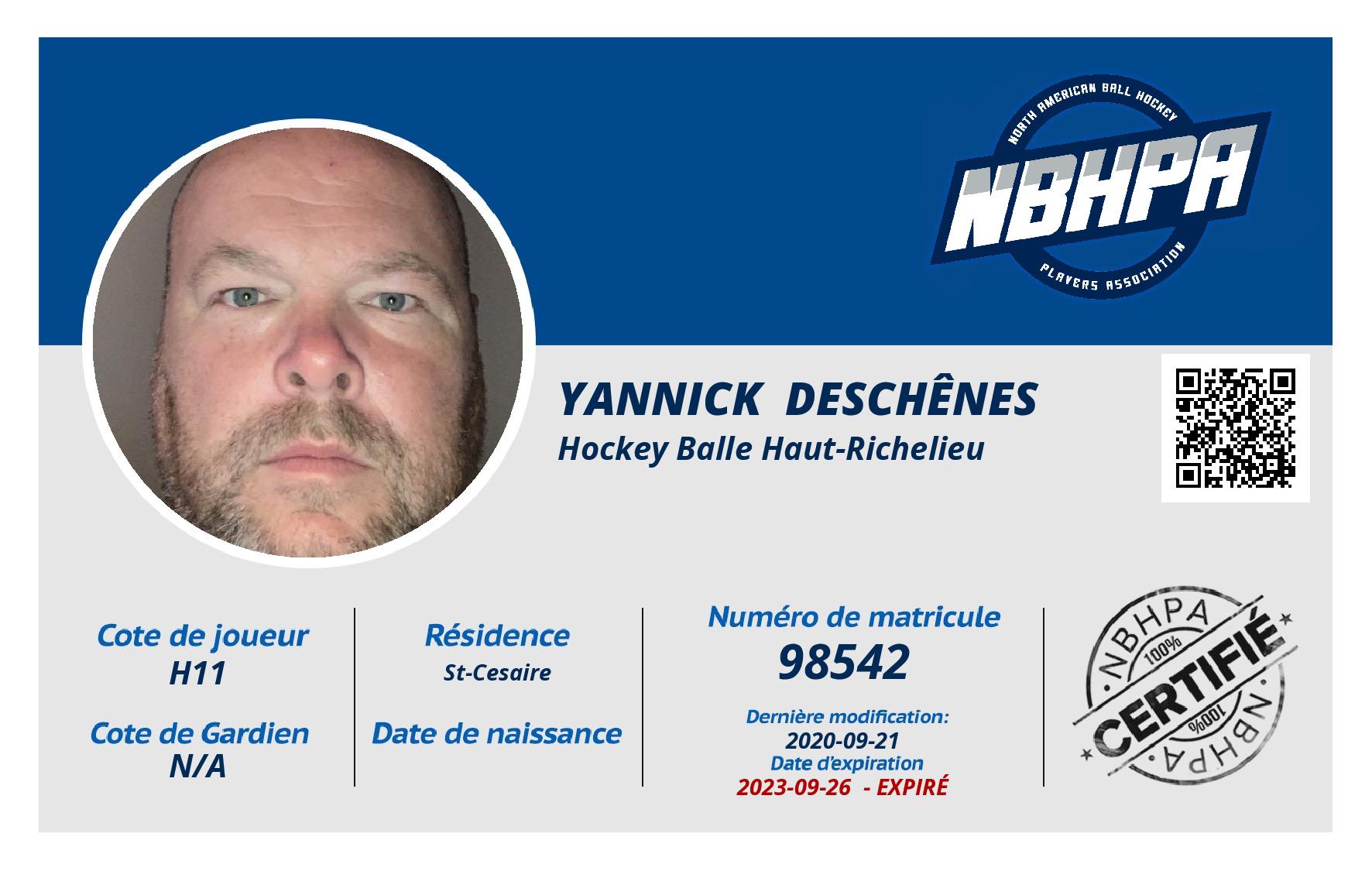 Yannick  Deschênes 