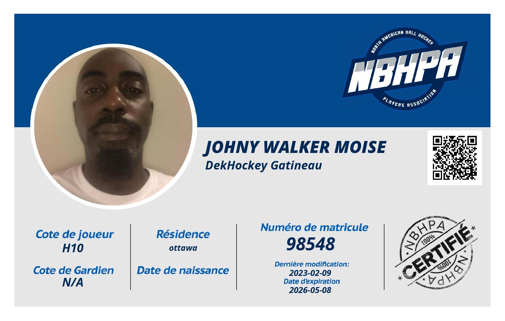 Johny Walker Moise