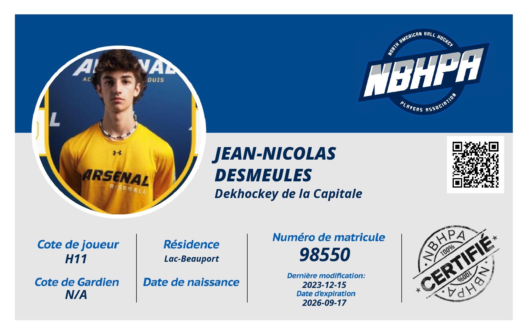 Jean-Nicolas Desmeules