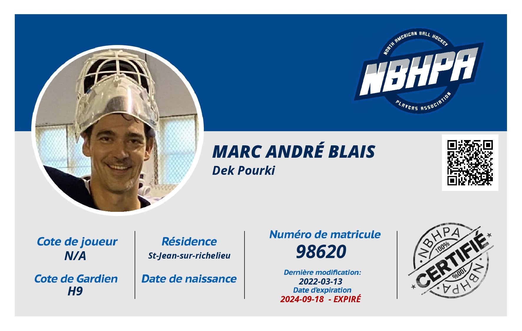 Marc André Blais